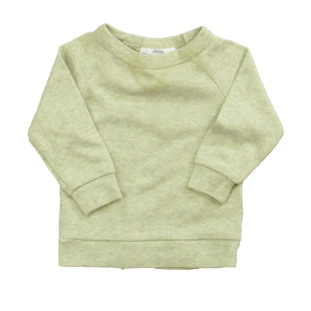 Little Maven Girls Gold Long Sleeve Shirt size: 6 Months